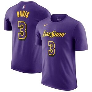 Men's‎ Los Angeles Lakers Anthony Davis Nike Purple 2024/25 Large NWT